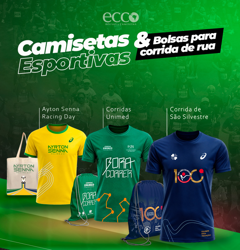 Banner mobile camisetas esportivas e bolsas personalizadas para eventos de corrida de rua
